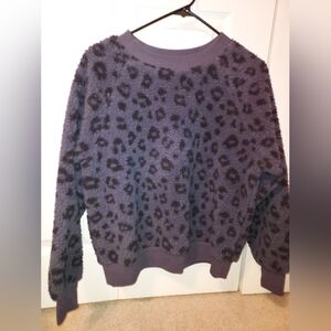 Women's Small Old Navy Leopard Print Sweatshirt